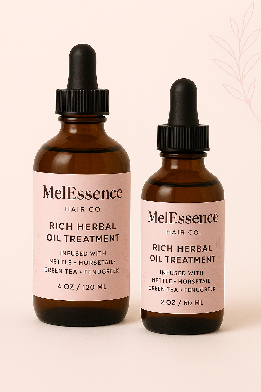 Rich Herbal Oil Treatment – MelEssence Hair Co.