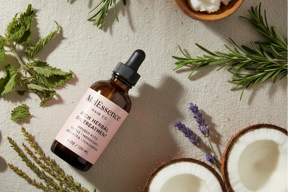 Great! Just replace the coconut with nettle leaf herb or horsetail herb